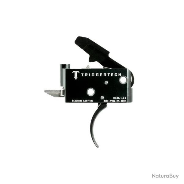 Triggertech - Bloc d�tent� Adaptable Curved noire pour AR15