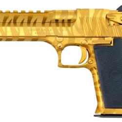 Pistolet DESERT EAGLE Titanuim Gold Tiger Stripes 6" cal.50 AE