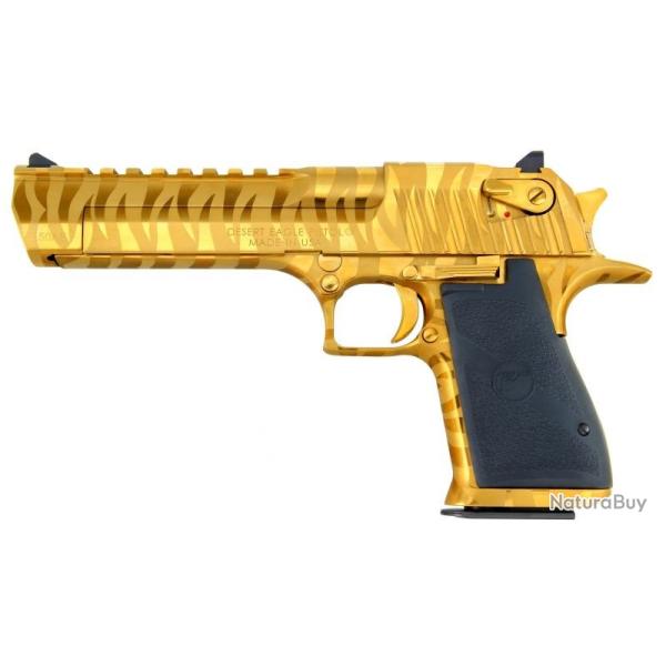 Pistolet DESERT EAGLE Titanuim Gold Tiger Stripes 6" cal.50 AE