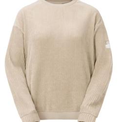 Sweat Femme en Velours Picture "LAIKKO CREW" L Beige