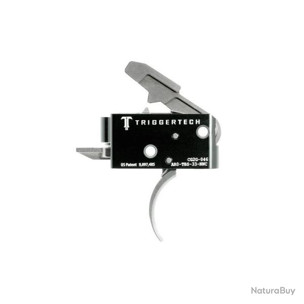 Triggertech - Bloc d�tent� Competitive Curved Inox pour AR15