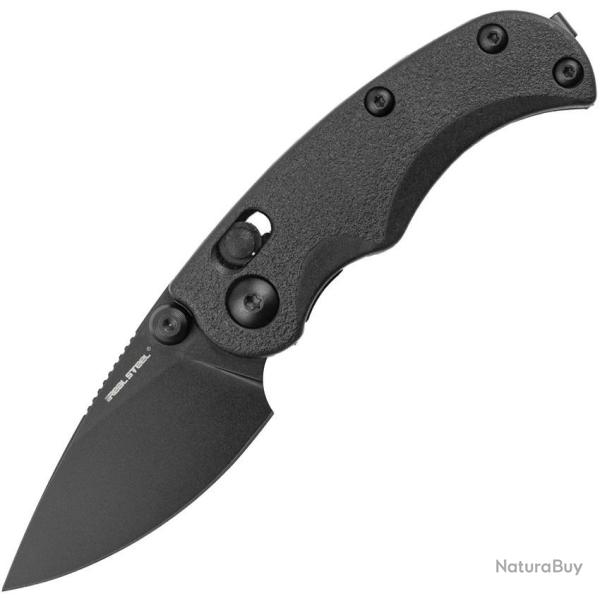 Couteau pliant - Real Steel Esca Black 12C27 Black GFN