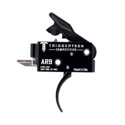 Triggertech - Bloc d&eacute;tent&eacute; competitive curved noire pour AR9