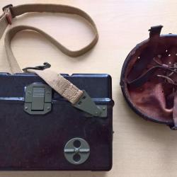 Lot t&eacute;l&eacute;phone de campagne et int&eacute;rieur de casqueTch&egrave;que