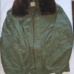 Blouson de vol arm&eacute;e de l'Air pilote et personnel naviguant ann&eacute;es 60