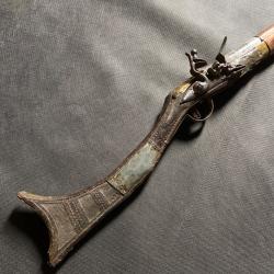 Fusil ancien ottoman grecque de type Kariofili kariophili Rasak balkan