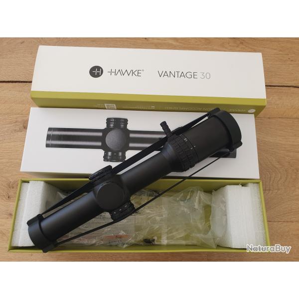 DISPO : nouvelle lunette HAWKE s�rie VANTAGE HD 30 mod�le 1-8x24 r�ticule lumineux CIRCLE DOT