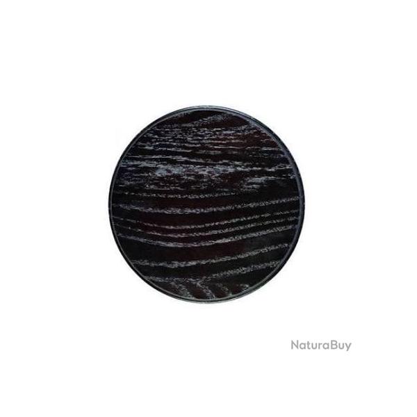 Ecusson bois noir rond 21 cm
