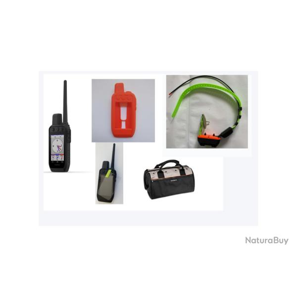 Garmin pack Alpha 200F Plus TT25 mini + coque + verre tremp� + sac