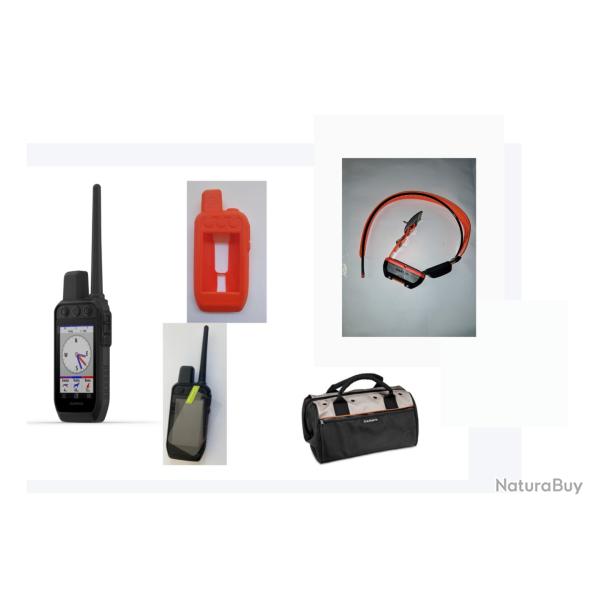 Garmin pack Alpha 200F Plus T20 mini + coque + verre tremp� + sac