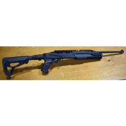 carabine ruger 10/22, cal 22lr, canon 47cm crosse pliante Fab defense neuf