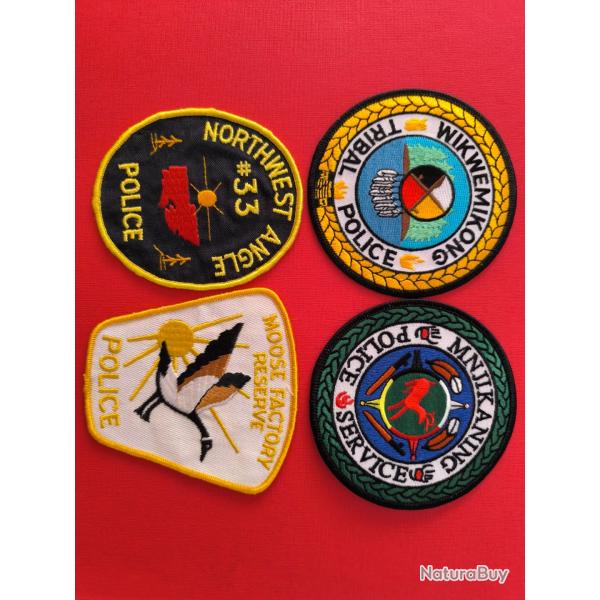 LOT �CUSSONS POLICE AM�RINDIENNE CANADA ONTARIO 2 indien