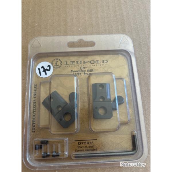 Embase leupold QR pour browning bar