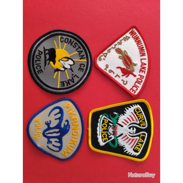 LOT �CUSSONS POLICE AM�RINDIENNE CANADA ONTARIO 3 indien