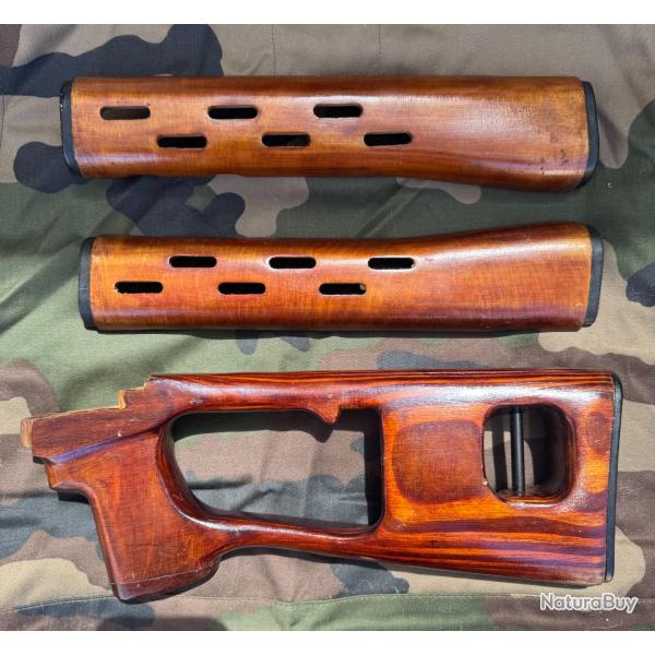 Superbe et rare crosse + garde main pour SVD Dragonuv et Tigr