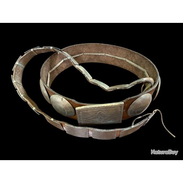 EXCEPTIONNELLE CEINTURE AM�RINDIENNE USA