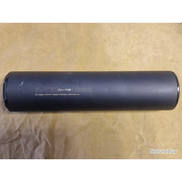 Silencieux - mod�rateur de son 15x100 A-TEC 119 HERTZ cal. 6,5mm - SUPER OCCAZ HILMAR !!!