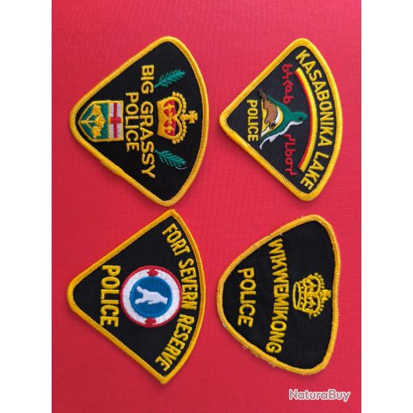 LOT �CUSSONS POLICE AM�RINDIENNE CANADA ONTARIO 7 indien