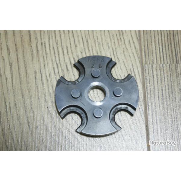 RCBS 4x4 Shell Plate n�26 - 1� SANS RESERVE