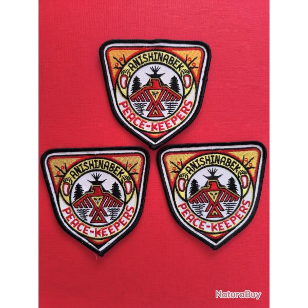 LOT �CUSSONS POLICE AM�RINDIENNE CANADA ONTARIO 11 indien