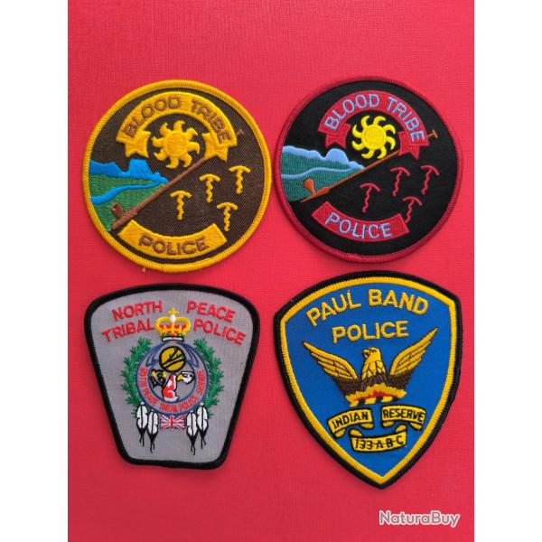 LOT �CUSSONS POLICE AM�RINDIENNE CANADA ALBERTA 1 indien