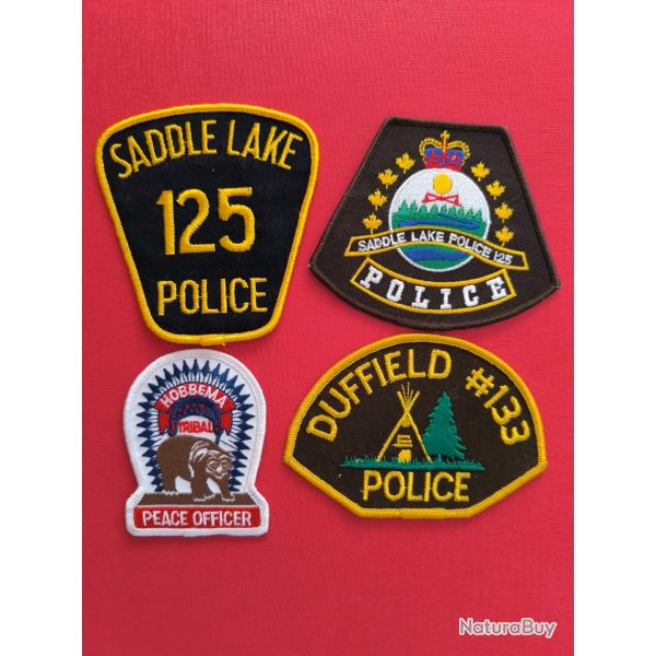 LOT �CUSSONS POLICE AM�RINDIENNE CANADA ALBERTA 2 indien