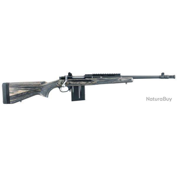 Carabine � verrou RUGER Gunsite Scout cal. .308 Winchester canon 18" Inox Mat avec frein de bouche