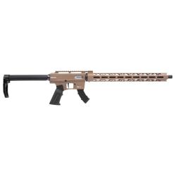 Carabine semi-automatique DERYA TM22 cal. .22 LR - Canon 18" - FDE