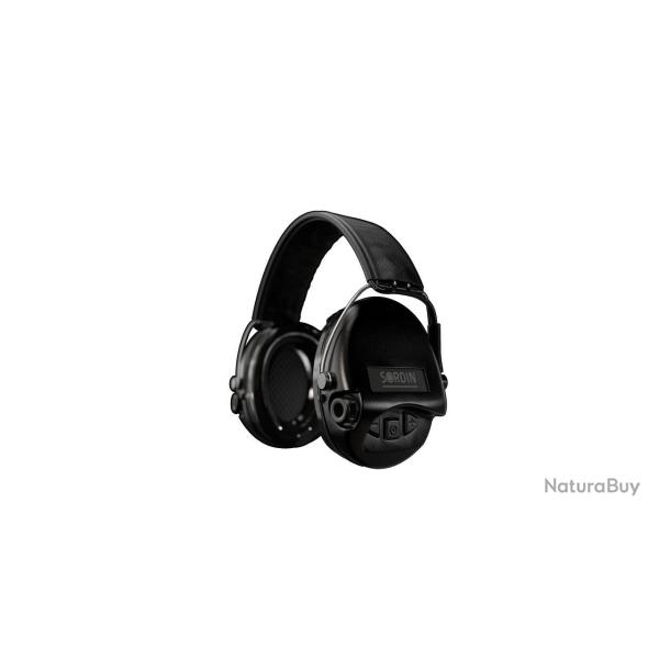 CASQUE ANTI BRUIT �LECTRONIQUE SORDIN SUPREME PRO NOIR