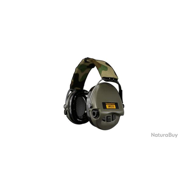 CASQUE ANTI BRUIT �LECTRONIQUE SORDIN SUPREME PRO X HEADBAND VERT GEL