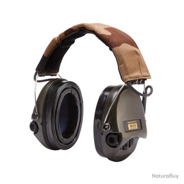 CASQUE ANTI BRUIT �LECTRONIQUE SORDIN SUPREME PRO X LED GEL - Vert