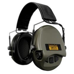 CASQUE ANTI BRUIT SORDIN SUPREME PRO X SLIM CUIR VERT