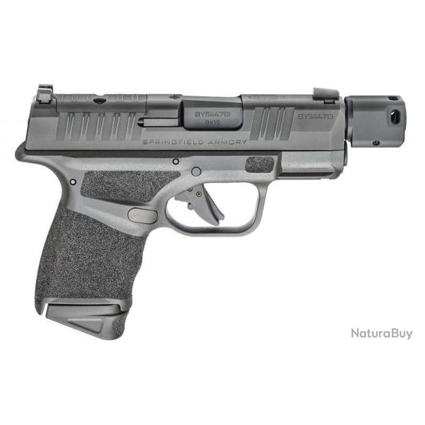 Pistolet SPRINGFIELD ARMORY Hellcat OSP TB CC Noir cal. 9x19 3.8" canon filet� optic ready compens�