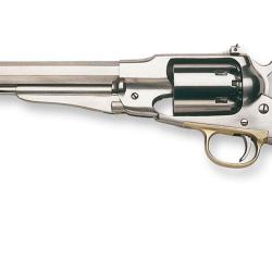 Revolver UBERTI 1858 New Army Target Inox cal. .44 canon 7"7/8 inox poudre noire