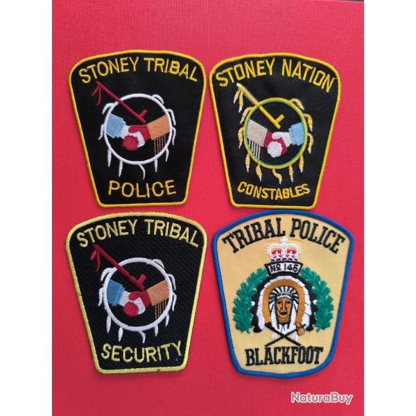 LOT �CUSSONS POLICE AM�RINDIENNE CANADA ALBERTA 5 indien