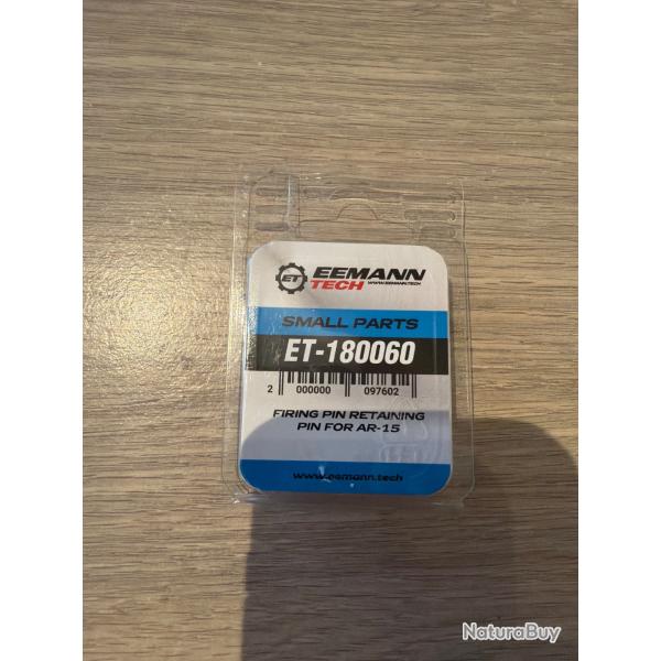 Goupille de retenue de percuteur Eemann Tech pour AR-15 (R�f. ET-180060) - Neuf sous sachet