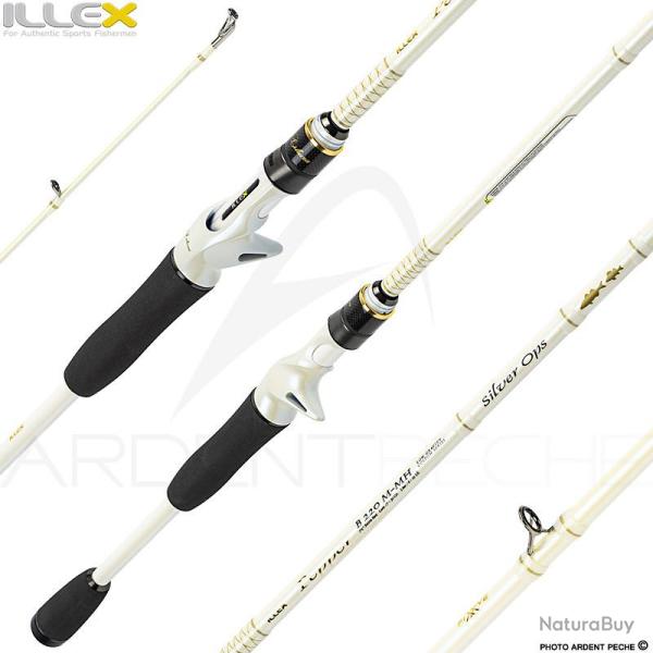 Canne casting ILLEX Pepper X5 B 220 M MH Silver ops d�mo