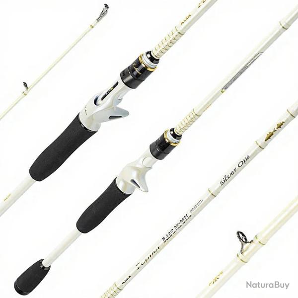 Canne casting ILLEX Pepper X5 B 220 M MH Silver ops d�mo