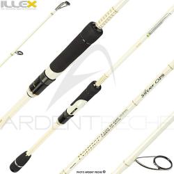 Canne spinning ILLEX Pepper X5 S 2252 M MH Silver ops d&eacute;mo 7 30 6 2 12 177 226 115