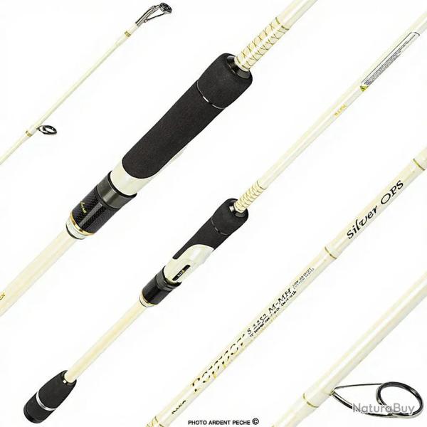 Canne spinning ILLEX Pepper X5 S 2252 M MH Silver ops d�mo 7 30 6 2 12 177 226 115