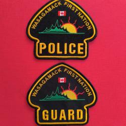 LOT &Eacute;CUSSONS POLICE AM&Eacute;RINDIENNE CANADA MANITOBA 1 indien