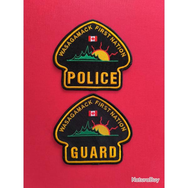 LOT �CUSSONS POLICE AM�RINDIENNE CANADA MANITOBA 1 indien