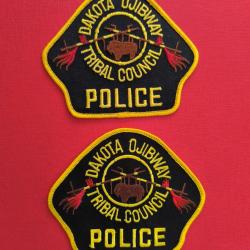 LOT &Eacute;CUSSONS POLICE AM&Eacute;RINDIENNE CANADA MANITOBA 2 indien