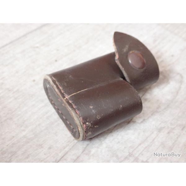 Prot�ge bouche de canon en cuir pour fusil K11 ou K31 Schmidt Rubin suisse