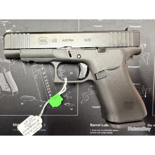 Glock 48 Slimline Black Rail 9 mm