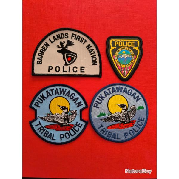 LOT �CUSSONS POLICE AM�RINDIENNE CANADA MANITOBA 4 indien