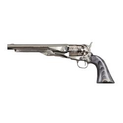 REPLIQUE 1860 ARMY ACIER NICKELE GRAVE CAL .44 (PN) - PIETTA