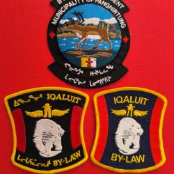 LOT &Eacute;CUSSONS POLICE AM&Eacute;RINDIENNE CANADA NUNAVUT indien