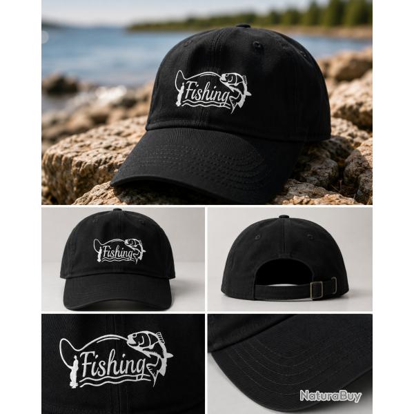 Casquette p�che noir