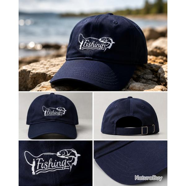Casquette p�che bleu